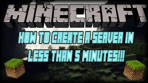 (1.6.4) How To Make A Minecraft Server IN LESS THAN 5 MINUTES!!!