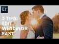 How To Edit Weddings in 3 Hours or Less