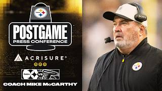Coach Mike McCarthy Postgame Press Conference (Week 1 vs Falcons) | Pittsburgh Steelers