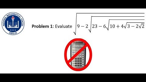 2021 NMC Nigerian Mathematics Olympiad 2nd Round Junior P1 Special Maths Academy