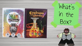 Weird Giraffe Games 2 Pack - Dreams of Yesterday & Explosion In The Laboratory - What's in the Box?