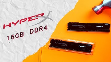 HyperX Fury DDR4 16gb Ram Unboxing