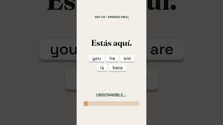 Can you decode this Spanish phrase 🇪🇸 (Day 3) #Shorts