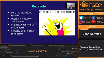 Unicode and You - Sean Newman