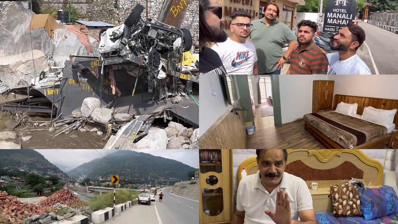 Day 1 || देखलों तबाही का मंजर Manali में || रात के अंधेरे में निकल आए मनाली के लिए 