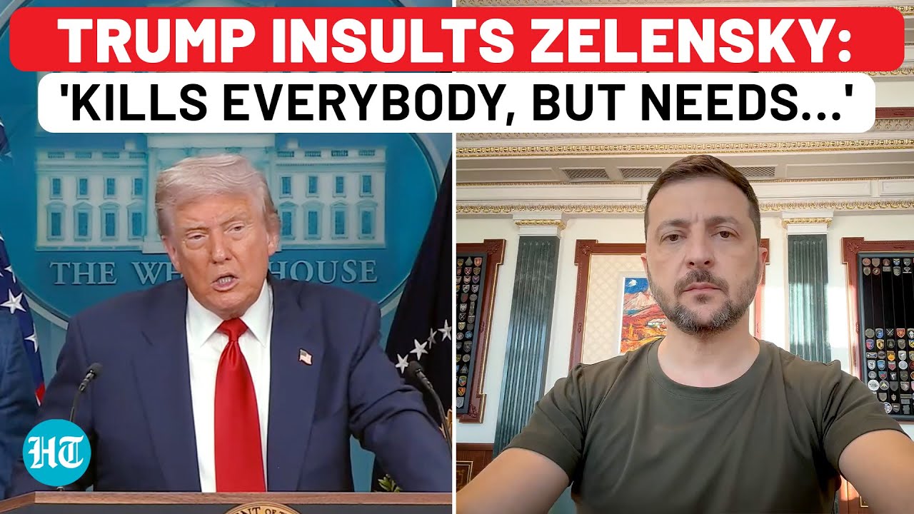 On Cam: Trump Insults Zelensky - 'Kills Everybody, But Needs Approval For Land Swap?'| Putin| Alaska On Cam: Trump Insults Zelensky - 'Kills Everybody, But Needs Approval For Land Swap?'| Putin| Alaska