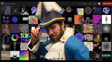 I reached 100 creative coding projects on OpenProcessing.org!