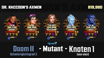 Marvel Strike Force - Doom 2.3 Raid - Mutant - Node 1 (one-shot)