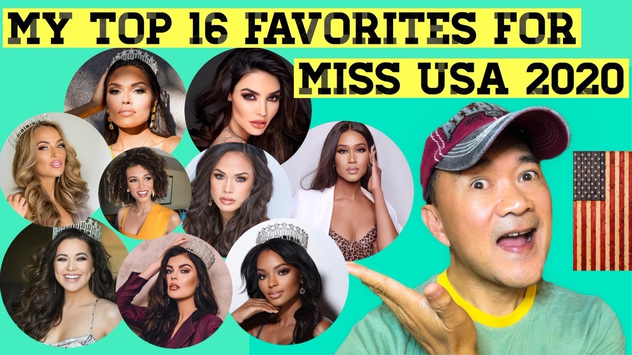 My Top 16 Favorites For Miss USA 2020 YouTube