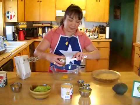 Real Texas Avocado Pie with Toasted Pecan Crust