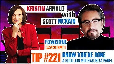 Panel Discussion Tip #221 - Scott McKain: How You Know You