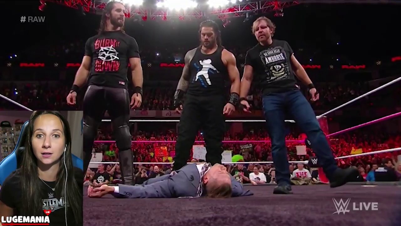 wwe raw 2019 new WWE Raw 10/9/17 The Shield Triple Powerbombs the Miz