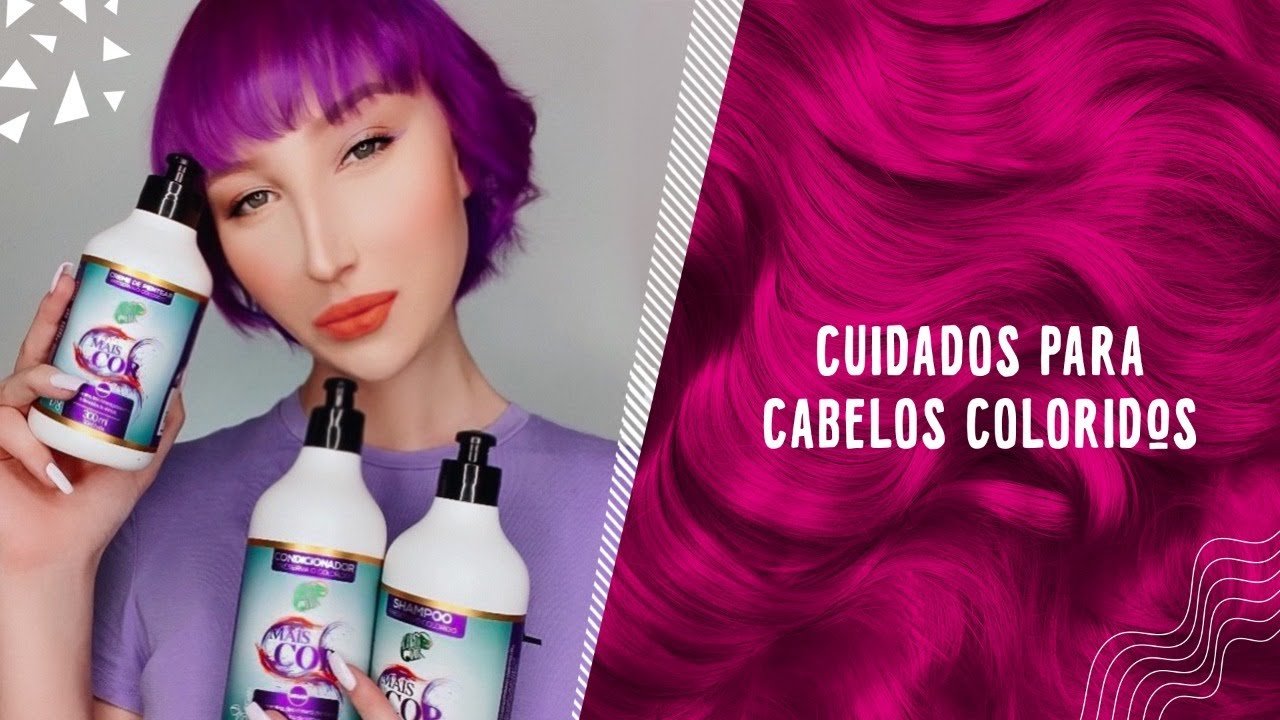 Cuidados para cabelos coloridos 💖 | Kamaleão Color