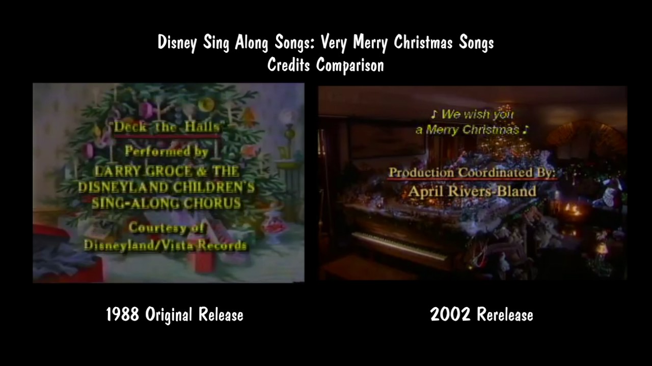disney sing along songs very merry christmas songs credits comparison - Disney Sing Along Songs Very Merry Christmas Songs disney sing along songs very merry christmas songs credits comparison - Disney Sing Along Songs Very Merry Christmas Songs