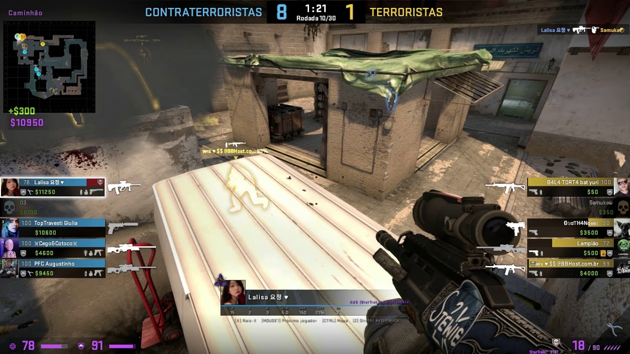 Agent AVA 4k on Mirage - CSGO (Shattered Web) - YouTube