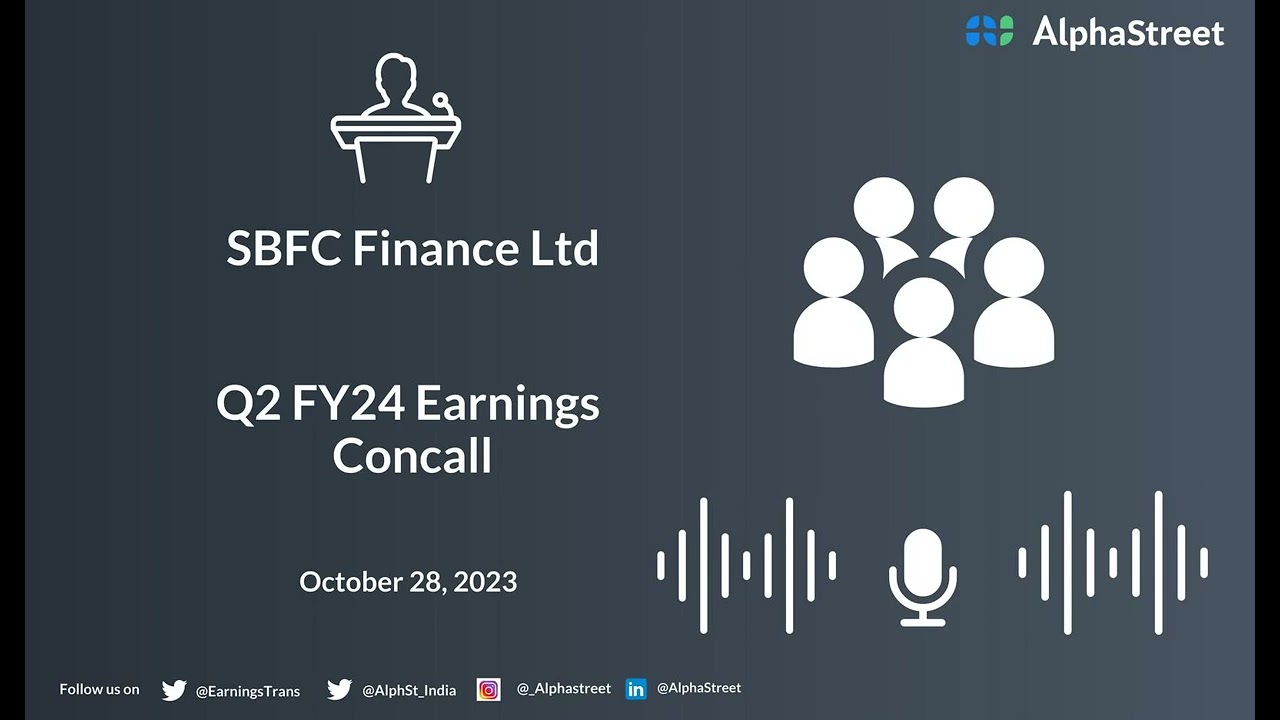 SBFC Finance Ltd Q2 FY24 Earnings Concall