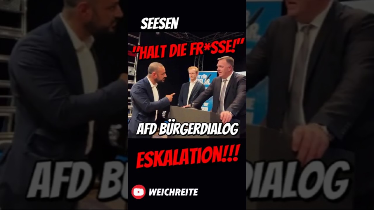 "Halt die Fr*sse!" Bürgerdialog in Seesen eskaliert 26.9.25