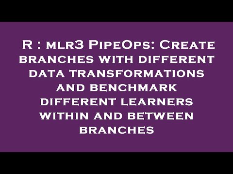 R : mlr3