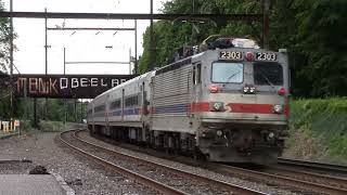 20180605 June 5 2018 SEPTA push pull AEM-7 Silverliner CSX Trenton Line N731 coal Q410 Q032 OJ TPIX