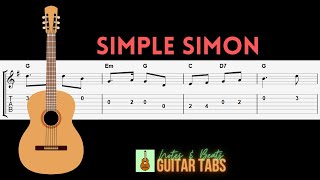 Simple Simon Guitar Tab