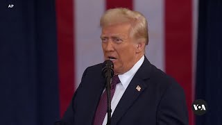 Trump lays out vision on first day of second term | VOA News