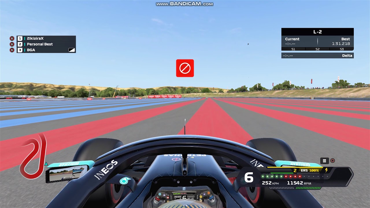 F1 2020 REVERSE FRANCE NO RULES 1.09.500 HOT LAP