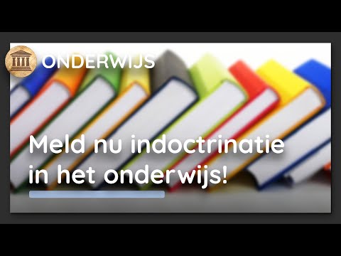 De Nieuwe Schoolstrijd: meldpunt indoctrinatie op scholen & universiteiten