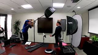 Corporate Headshots BTS Setup using Godox and Magnetmod