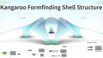 Kangaroo Formfinding Shell Structure  - Part 01
