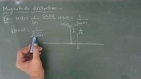 Magnitude distortion and it