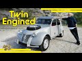 Citroen 2CV 4x4 Sahara - Driving the Land Rover rival sold with TWO ENGINES. Best offroad car ever?