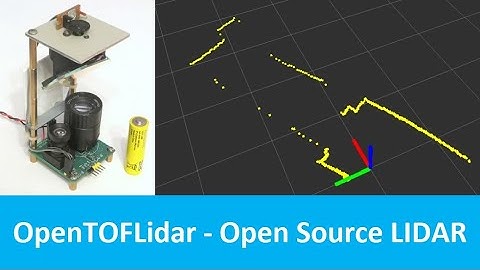 OpenTOFLidar - Open Source DIY TOF LIDAR