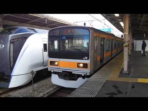 JR東日本 中央線  209系1000番台 トタ81編成 10両編成  快速 豊田 行  中野駅 6番線を発車