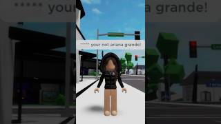 Your not ariana grande #fyp #funny #roblox screenshot 4