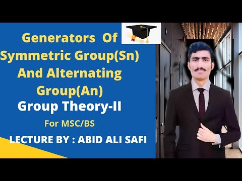 Generators Of Symmetric