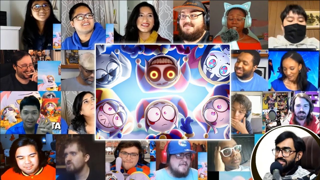 Pomni Palooza by GLITCH Reaction Mashup | OMG!!