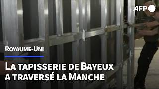 La tapisserie de Bayeux est arrivée à Londres pour un prêt historique | AFP