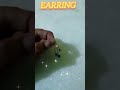Beautiful hand made earring at home #diy #diyideas