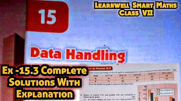 Learnwell smart Maths Class 7 Unit 15 Ex 15.3 Solutions|Class 7 learnwell maths Ex 15.3 Solution Pdf