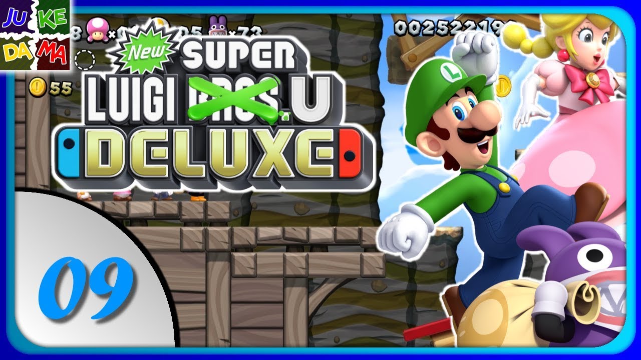 New Super Luigi U DELUXE Multiplayer EP9 World 6 4 Player Switch YouTube