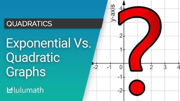 Exponential vs. Quadratic Graphs | Quadratics | Lulumath
