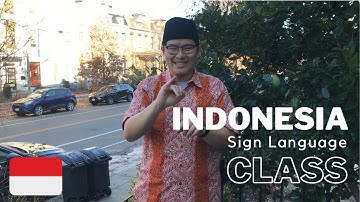 Learn INDONESIAN Sign Language with Phieter! | Online Class on InterSign University