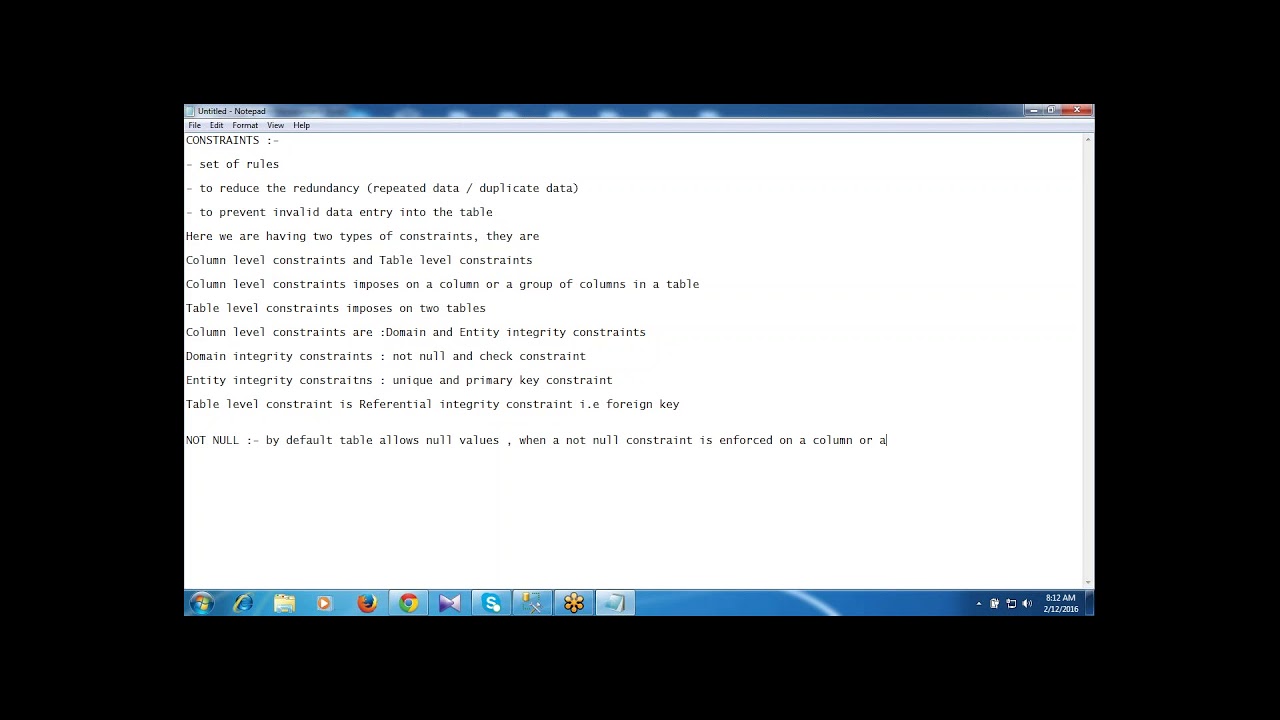 Learn sql - sql Course for Beginners | sql training 4 - YouTube