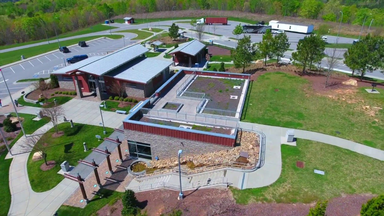 I 73 Rest Stops on a Windy Day... Testing the dji Phantom 4
