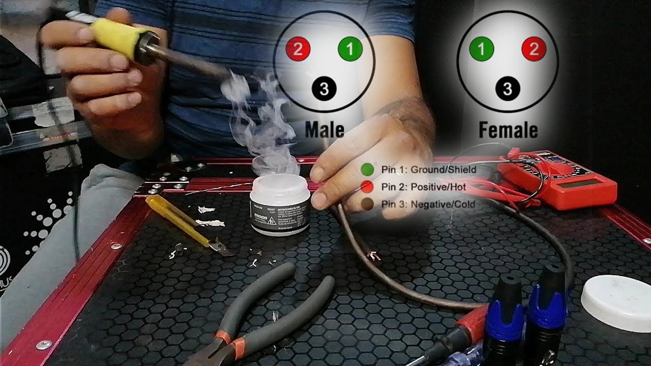 Como soldar cables XLR para tu sonido YouTube