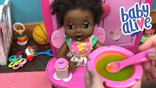 Feeding Baby Alive 2006 Soft Face Sarina Peas Doll Food screenshot 4