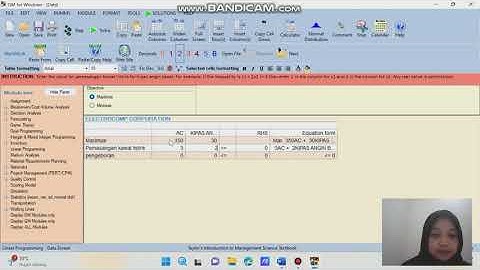 Modul Linear Programming  (SOAL UTS 8)