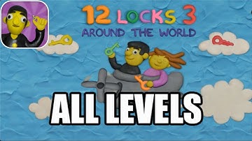 12 LOCKS 3 Around the world ALL LEVELS 1 2 3 4 5 Walkthrough (By RUD Present)