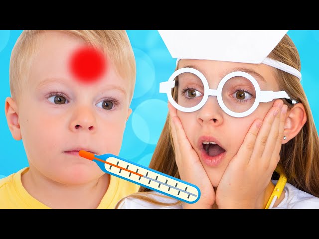 Doctor check up Song | Children Songs with Alicia and Alex by Sunny Kids Songs class=