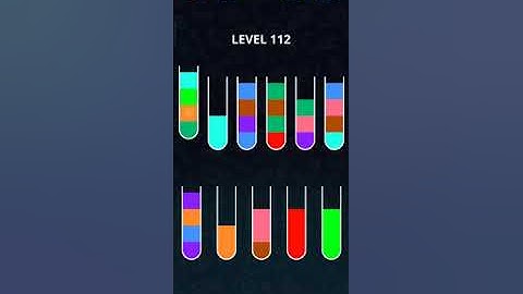 COLOR SORT PUZZLE LEVEL 112